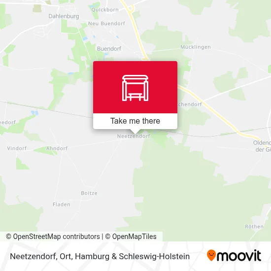 Neetzendorf, Ort map