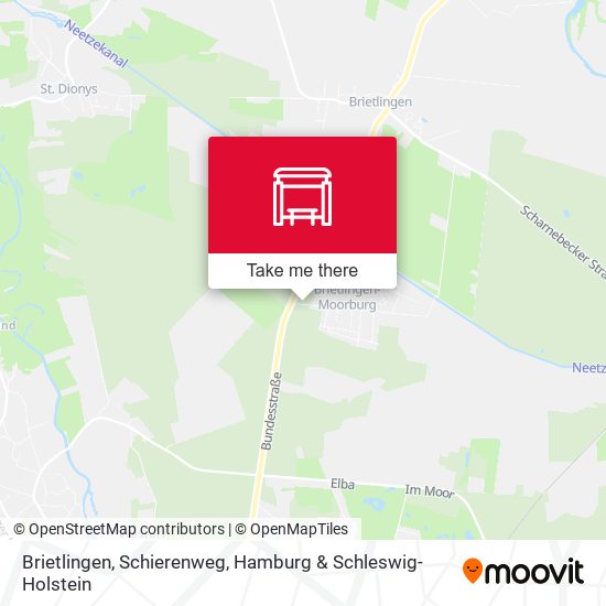 Brietlingen, Schierenweg map