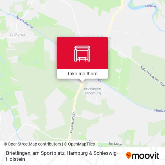Brietlingen, am Sportplatz map