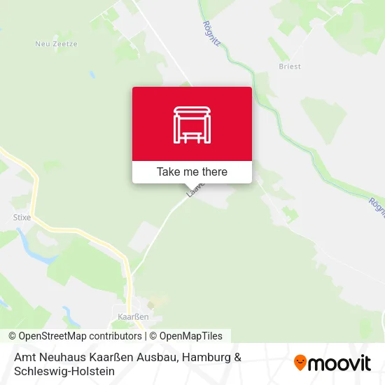 Карта Amt Neuhaus Kaarßen Ausbau