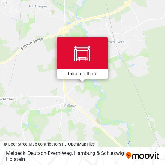Melbeck, Deutsch-Evern-Weg map