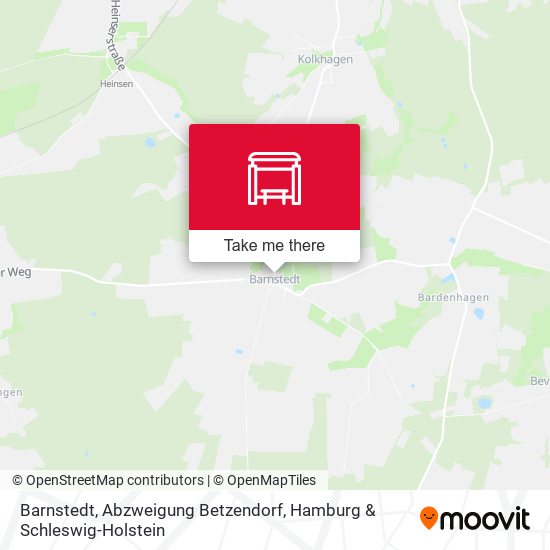 Barnstedt, Abzweigung Betzendorf map