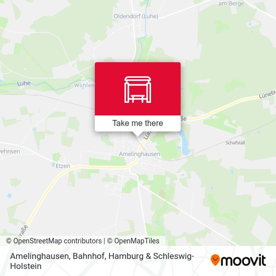 Amelinghausen, Bahnhof map