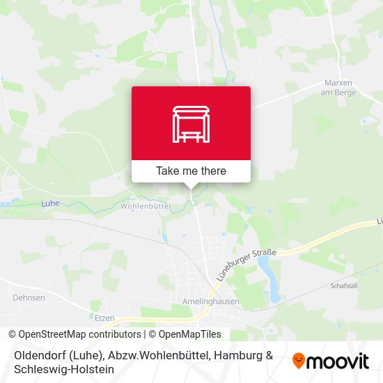 Oldendorf (Luhe), Abzw.Wohlenbüttel map