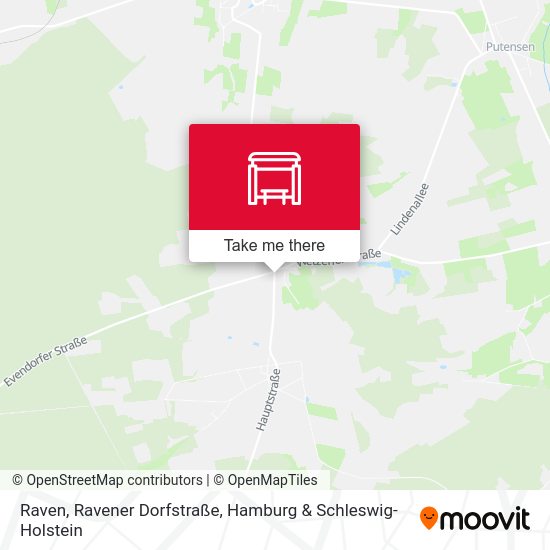 Raven, Ravener Dorfstraße map