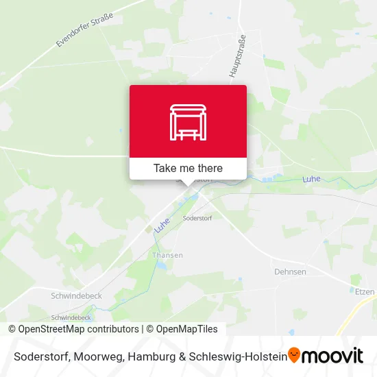 Soderstorf, Moorweg map