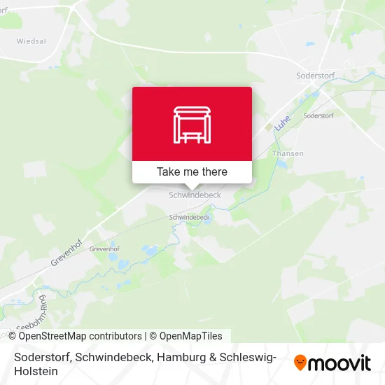 Soderstorf, Schwindebeck map