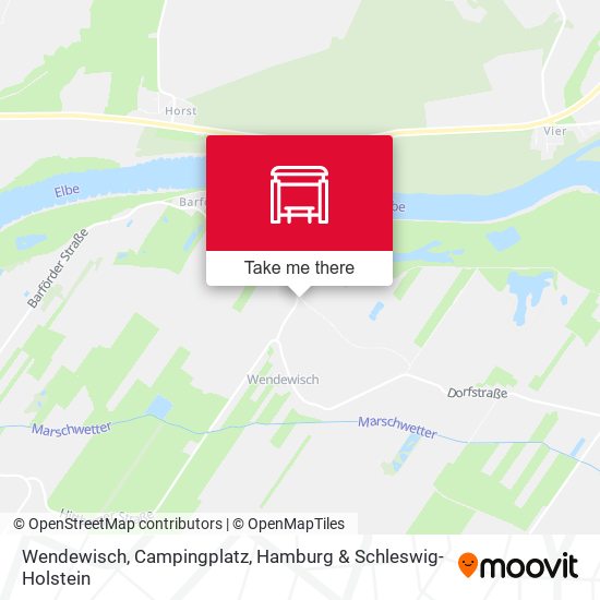 Wendewisch, Campingplatz map