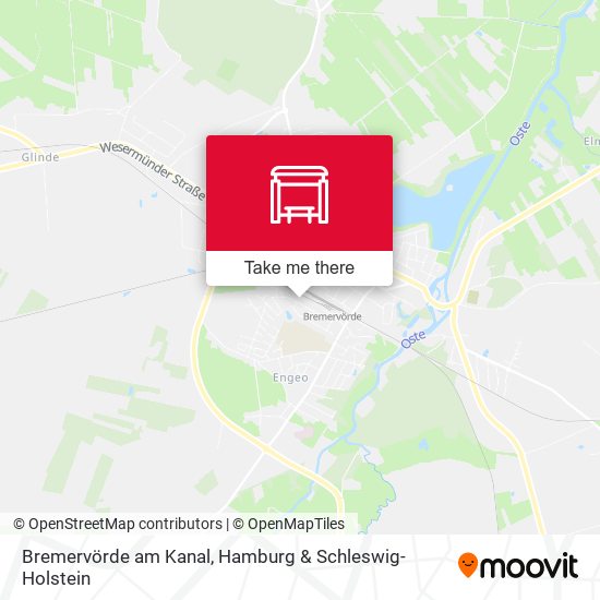 Bremervörde am Kanal map