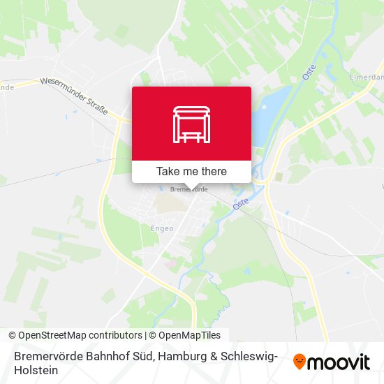 Bremervörde Bahnhof Süd map