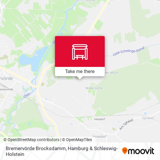Bremervörde Brocksdamm map