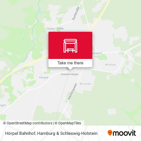 Hörpel Bahnhof map