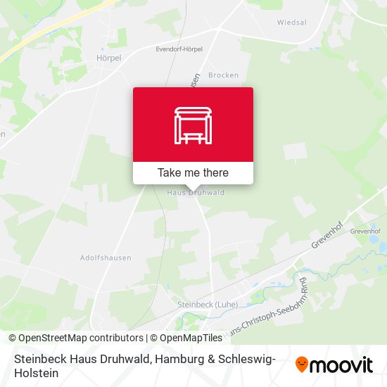 Steinbeck Haus Druhwald map