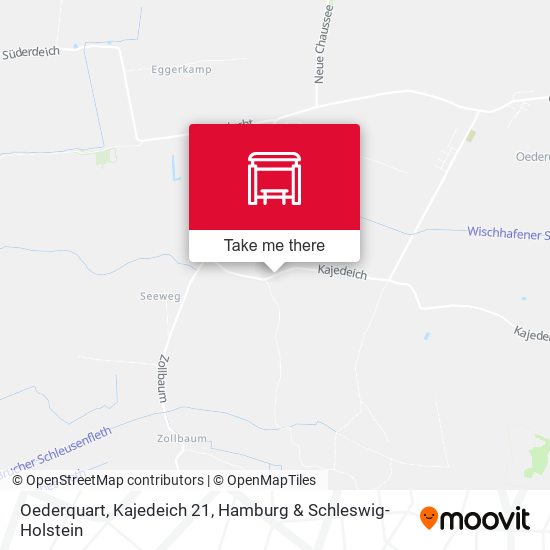 Oederquart, Kajedeich 21 map