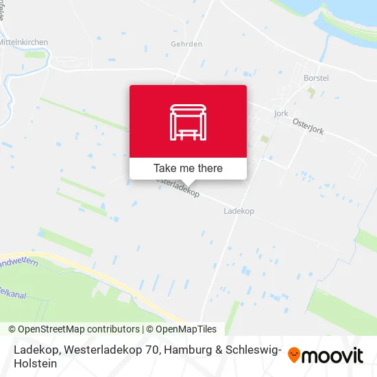 Карта Ladekop, Westerladekop 70