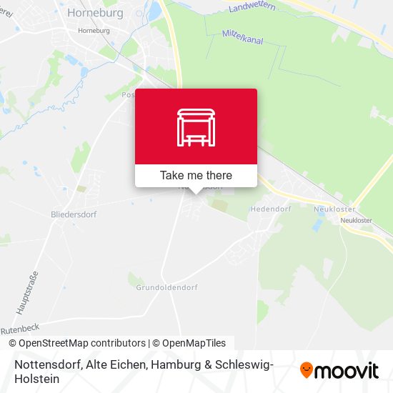 Nottensdorf, Alte Eichen map
