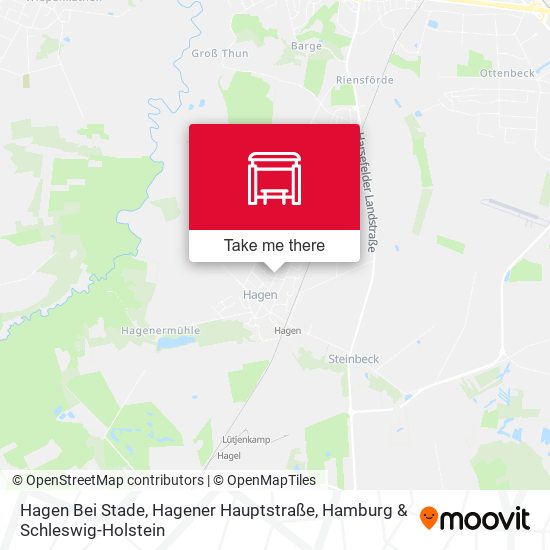 Hagen Bei Stade, Hagener Hauptstraße map