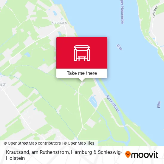 Карта Krautsand, am Ruthenstrom