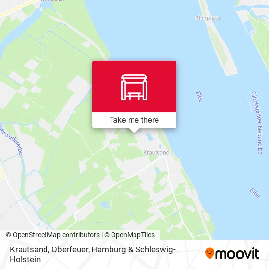 Карта Krautsand, Oberfeuer