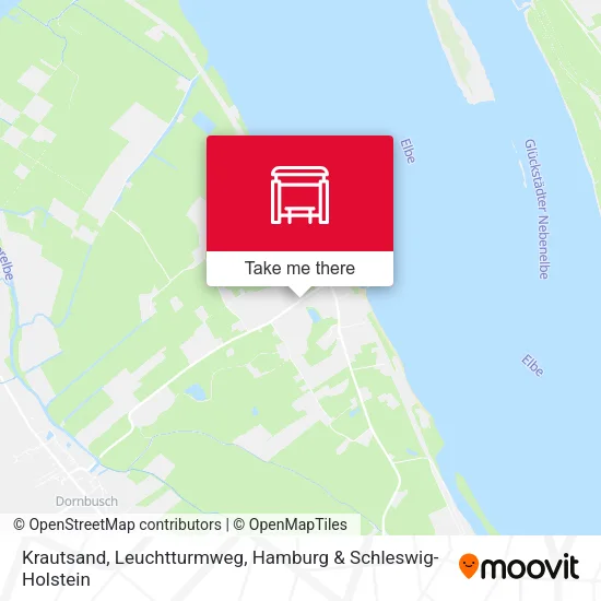 Карта Krautsand, Leuchtturmweg