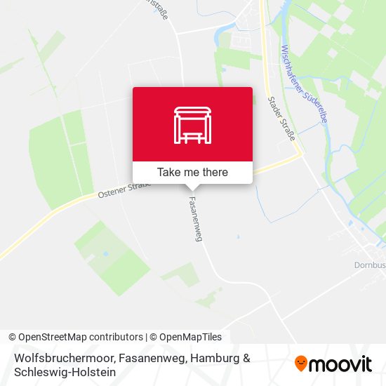 Wolfsbruchermoor, Fasanenweg map