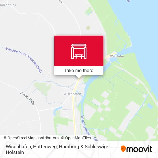 Карта Wischhafen, Hüttenweg