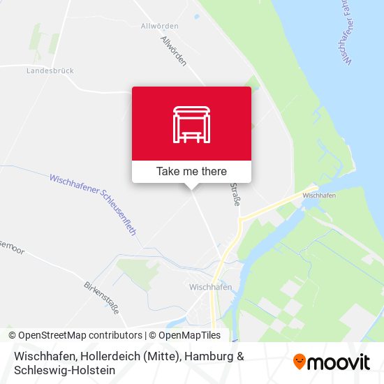 Wischhafen, Hollerdeich (Mitte) map