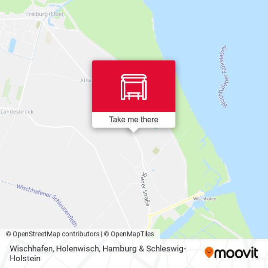 Wischhafen, Holenwisch map