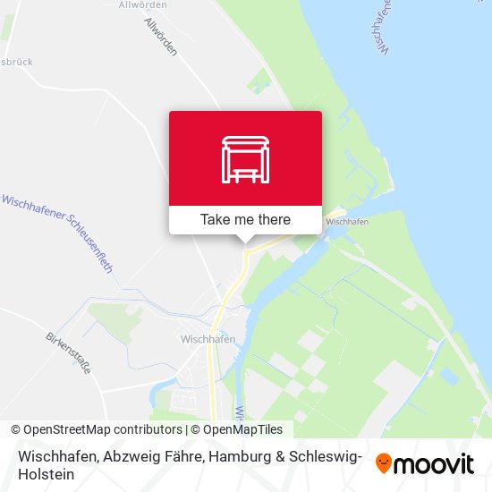 Wischhafen, Abzweig Fähre map
