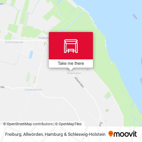 Freiburg, Allwörden map