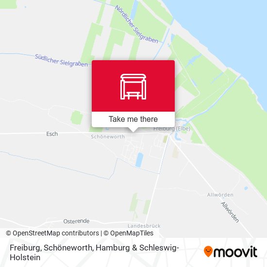Freiburg, Schöneworth map