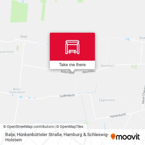 Balje, Hünkenbütteler Straße map