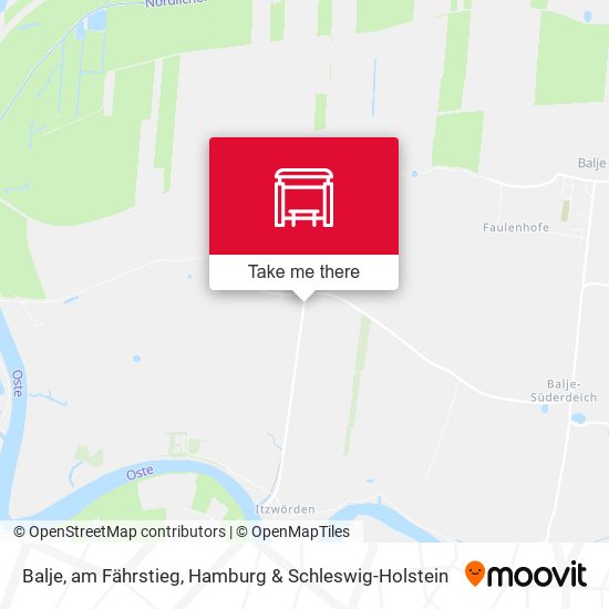 Balje, am Fährstieg map