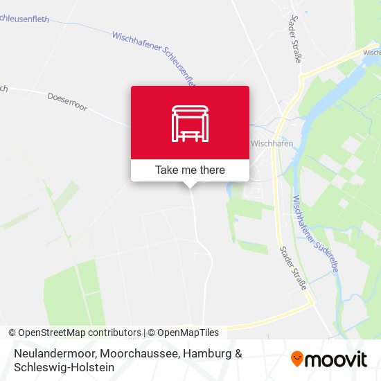Neulandermoor, Moorchaussee map