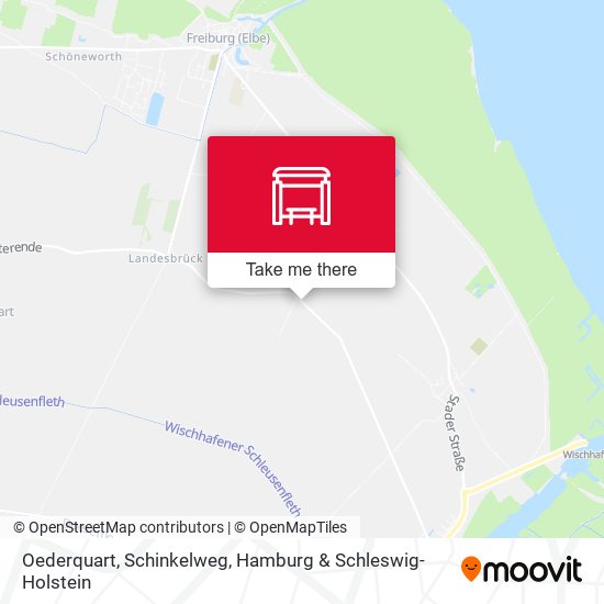 Oederquart, Schinkelweg map
