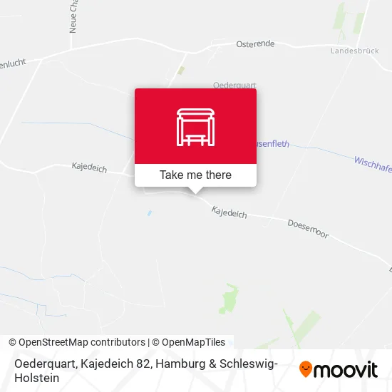 Карта Oederquart, Kajedeich 82