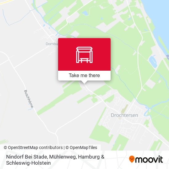 Nindorf Bei Stade, Mühlenweg map