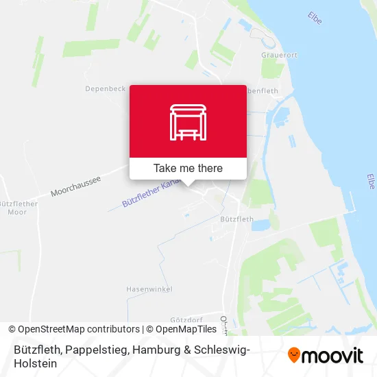 Карта Bützfleth, Pappelstieg