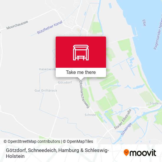 Götzdorf, Schneedeich map