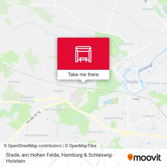 Карта Stade, am Hohen Felde
