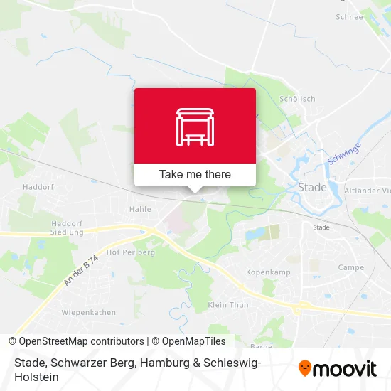 Карта Stade, Schwarzer Berg