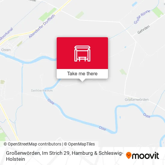 Карта Großenwörden, Im Strich 29