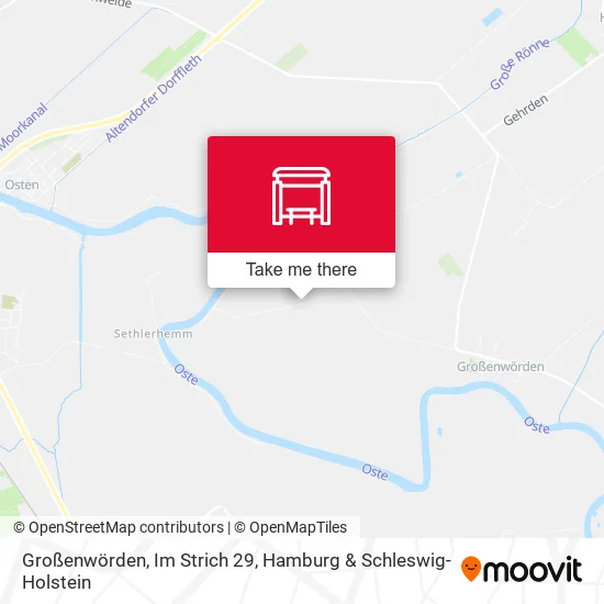 Карта Großenwörden, Im Strich 29