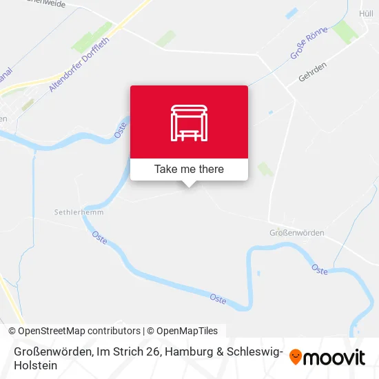 Карта Großenwörden, Im Strich 26