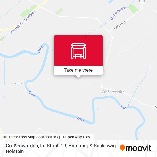 Großenwörden, Im Strich 19 map