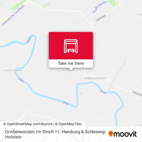 Карта Großenwörden, Im Strich 11