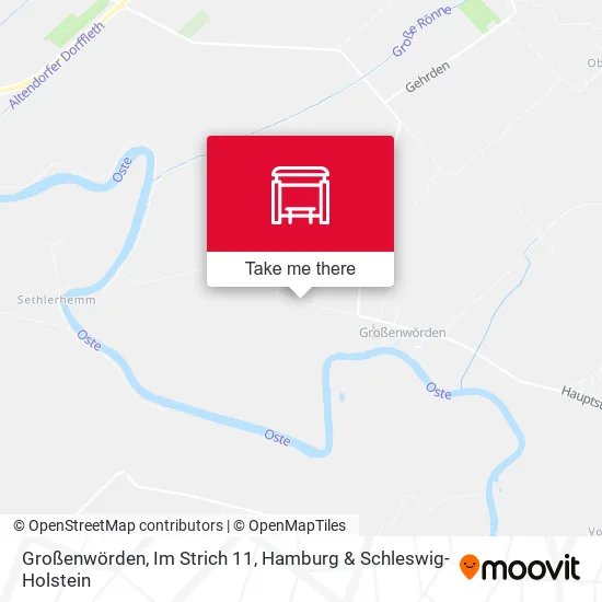 Карта Großenwörden, Im Strich 11