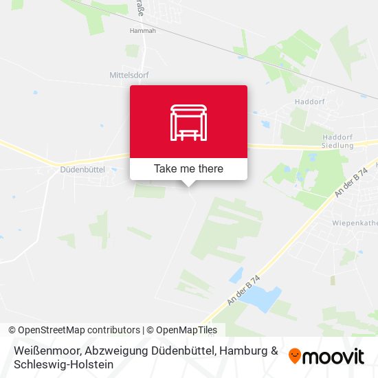 Weißenmoor, Abzweigung Düdenbüttel map