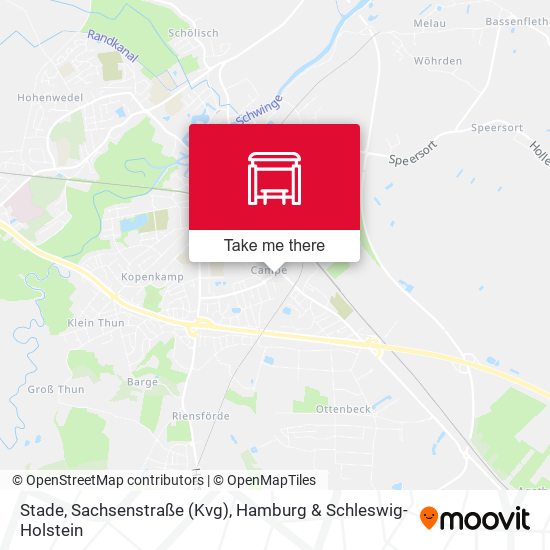 Stade, Sachsenstraße (Kvg) map