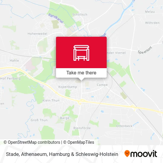 Карта Stade, Athenaeum